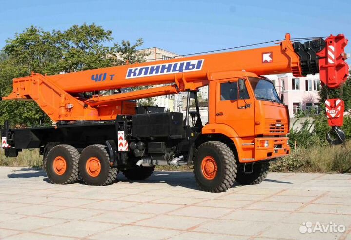 Аренда и услуги автокрана, 25 т, 28 м, с гуськом 5 м