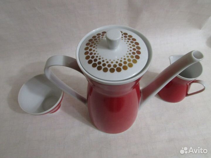 Заварочный чайник,Сахарница, Сливочник ГДР