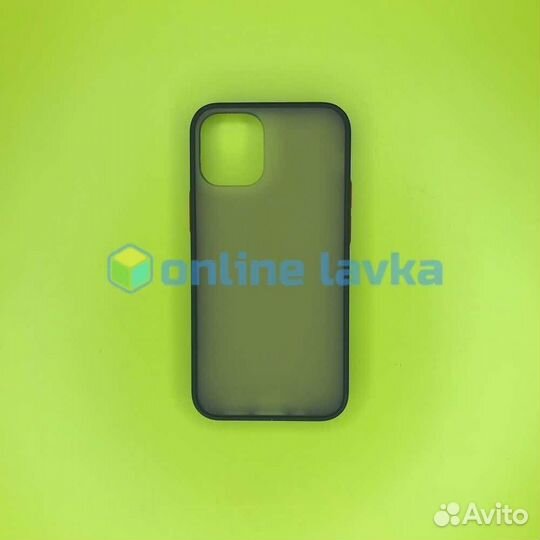 Чехол Skin для iPhone 12 mini черно красный