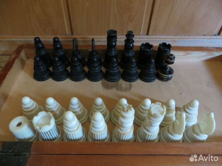 Шахматы карболитовые 50-х годов СССР