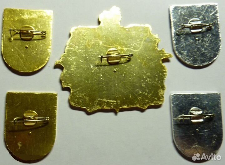 Полный Набор Гербы Великобритании 4шт.+1 заглавный