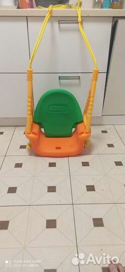 Качели детские подвесные Edu-play Медвежонок