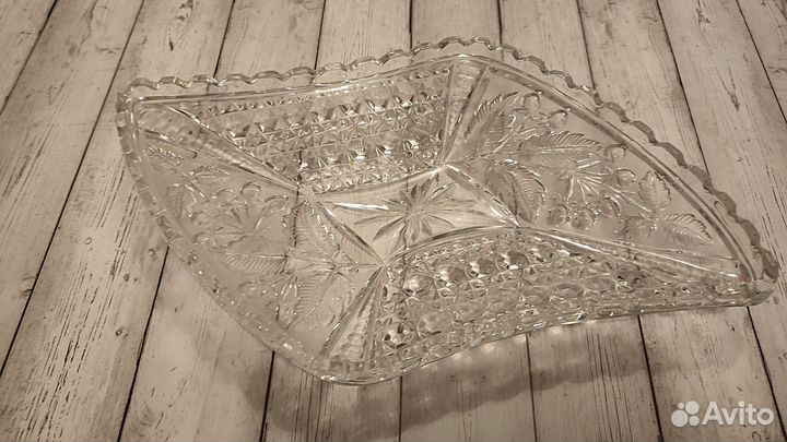 Салатница Хрусталь Винтаж
