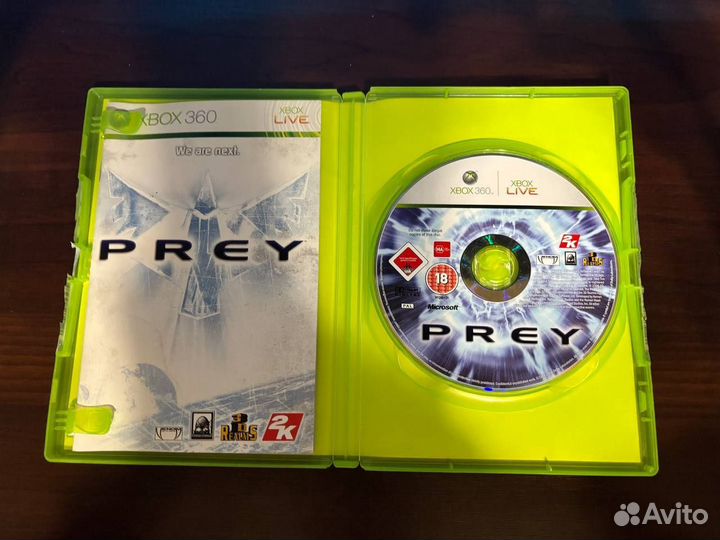 Лицензионный диск Xbox 360 prey