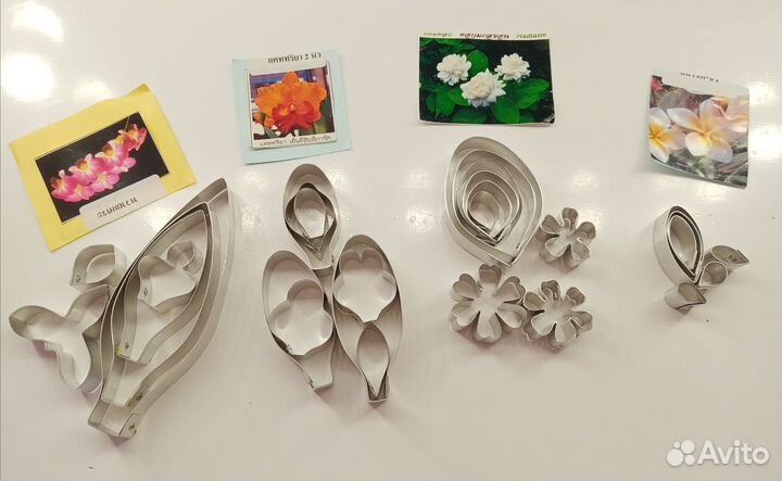 Металлические каттеры, молды для полимерной глины