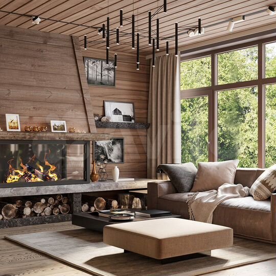 Коттедж 157 м² на участке 10 сот.