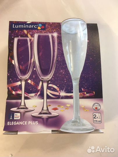 Бокалы для шампанского, luminarc