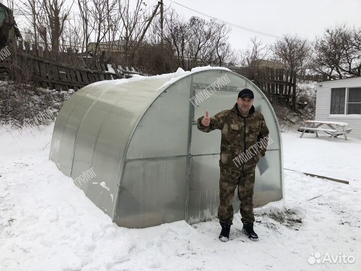 Теплицы из поликарбоната цинк от производителя
