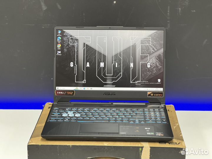 Игровой Asus Tuf 144Hz Ryzen 7 4800H RTX3050