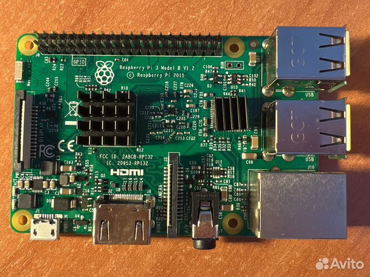 Raspberry pi 3 + радиатор
