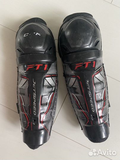 Щитки ccm и налокотники хоккейные warrior alfa qx