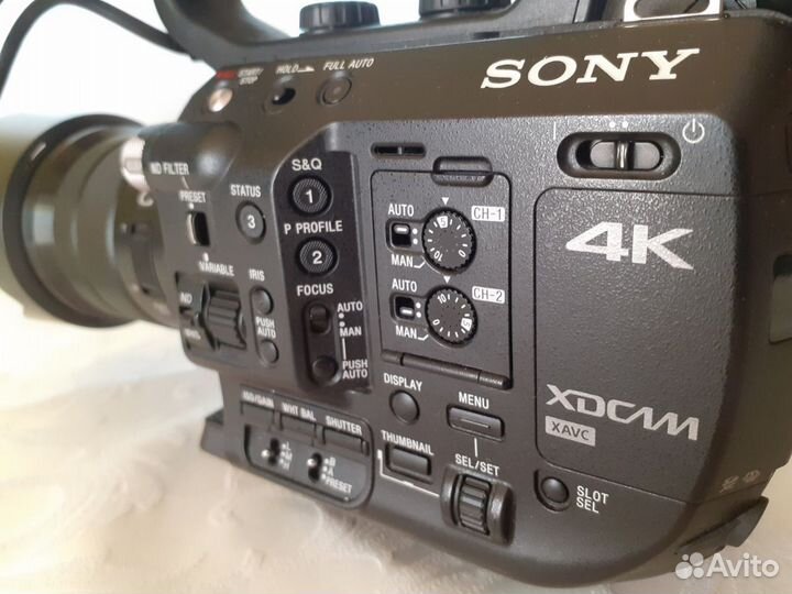 Профессиональная цифровая видеокамера 4K Sony