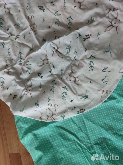 Простыни круглые для новорождённых в кровать 75х75