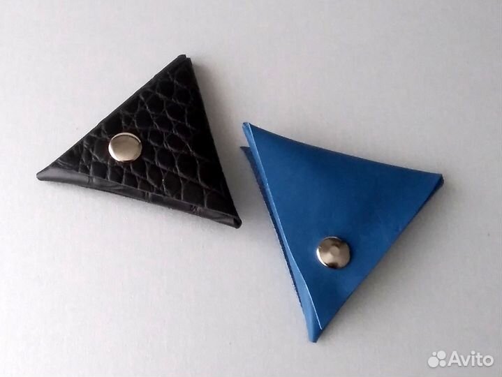 Кошелёк Монетница чехол для наушников натур. кожа