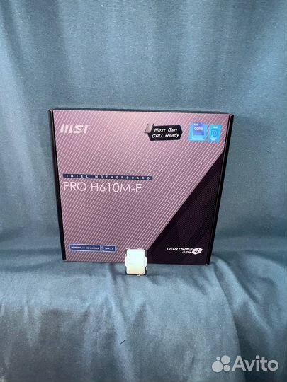 Комплект i5 12400f + MSI H610M-E DDR5