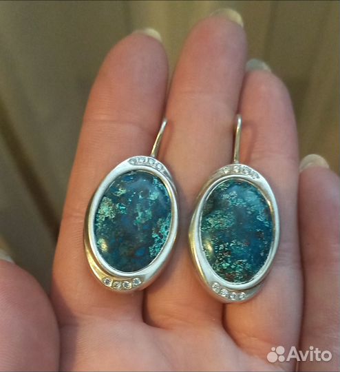 Серебряные серьги