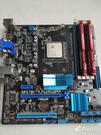 Комплект мать+проц+оператива