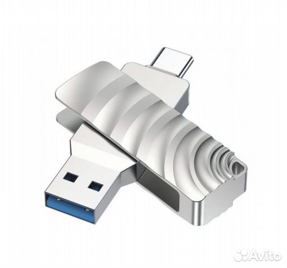Флешка 2в1 USB3.0 - Type-C 32 Гб