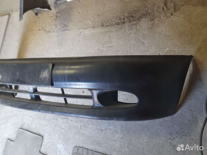 Передний бампер на шевроле Ланос