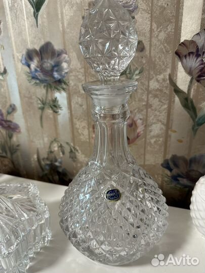 Хрусталь графин bohemia ваза шкатулка звезда