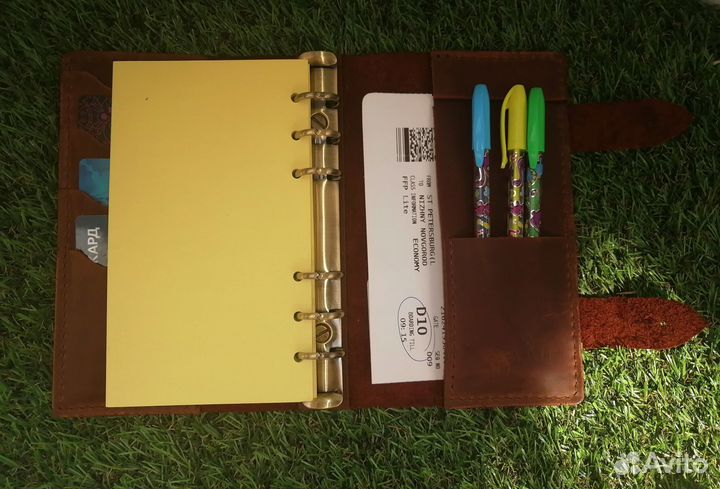 Ежедневник из натуральной кожи