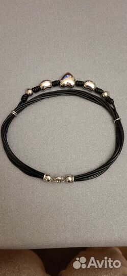 Колье серебро чокер