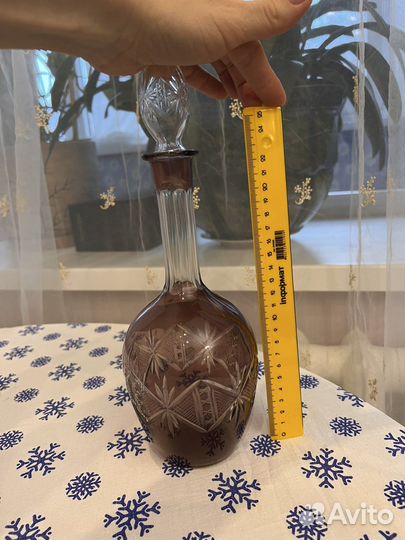 Штоф графин марганцевое стекло СССР