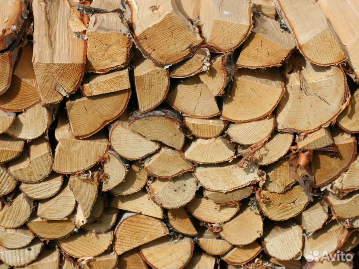 Дрова березовые для камина навалом