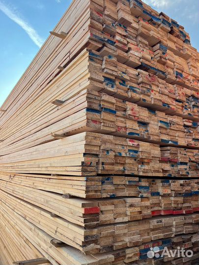 Брус обрезной 100х200х6000мм