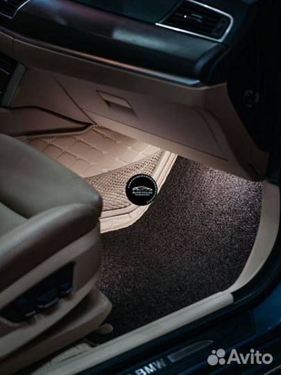 Ковры из экокожи для BMW 5 GT 2011