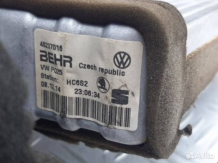 Радиатор отопителя (печки) Skoda Rapid 2015