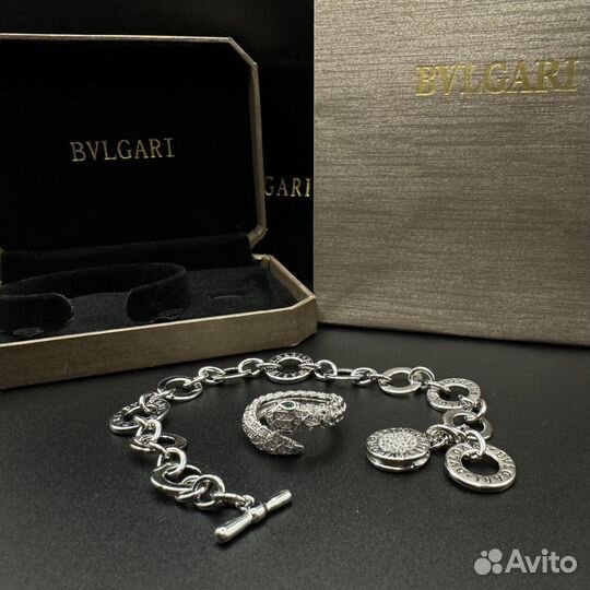 Браслет и кольцо bvlgari