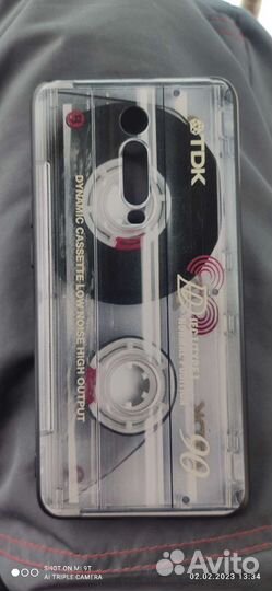 Чехол для Xiaomi mi 9t. Аудиокассета TDK из 90-х