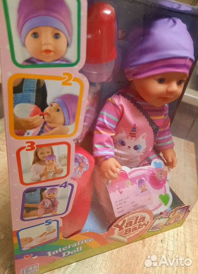 Новый интерактивный пупс с аксессуарами