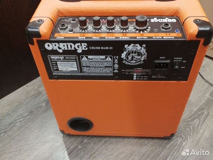 Басовый комбо усилитель orange crush bass 25