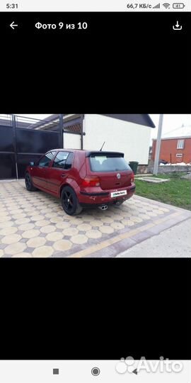 Volkswagen Golf 1.6 МТ, 2000, 40 000 км