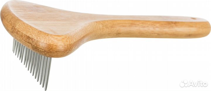 Trixie скребница для длинношерстных собак, бамбук