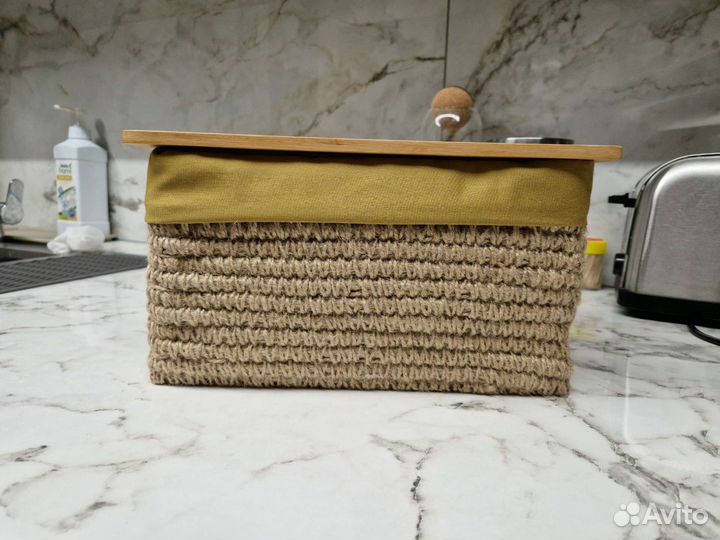 Хлебница из джута