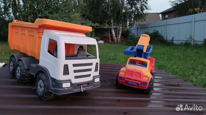 Детские машинки игрушки большие самосвал