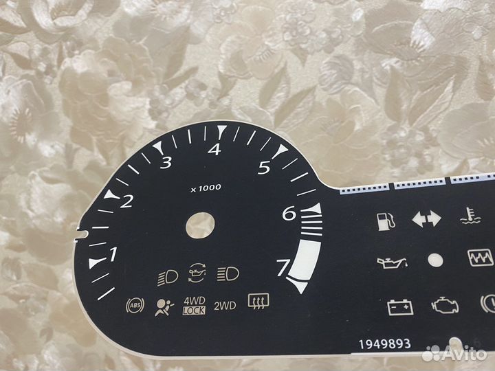 Шкала приборов Renault Duster