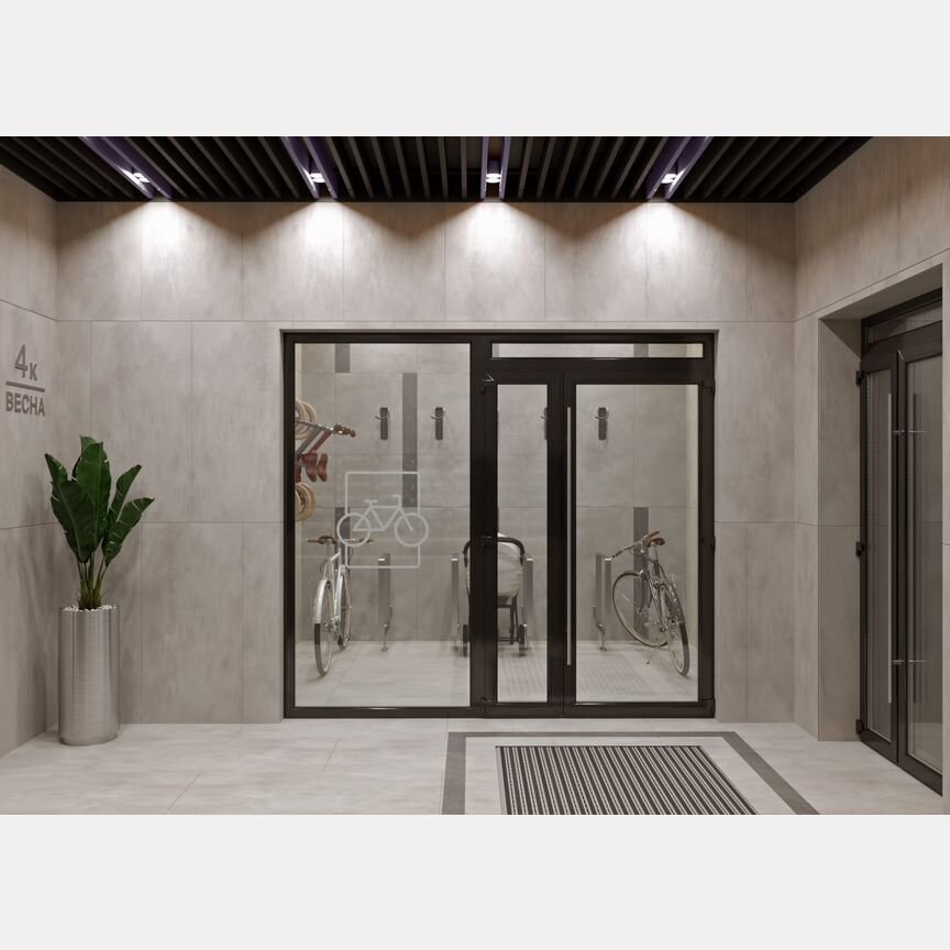 2-к. квартира, 54,4 м², 1/5 эт.
