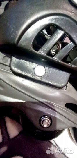 Ролики 35/38 чёрные