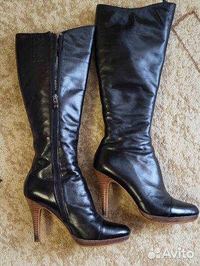Сапоги женские зимние 39 нат кожа мех
