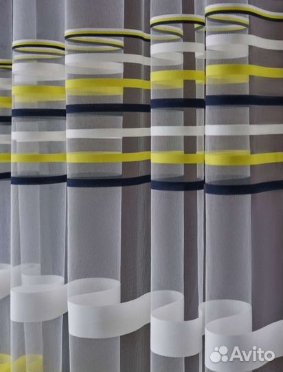 Тюль - сетка полоса