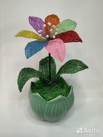 Цветик-семицветик из бисера