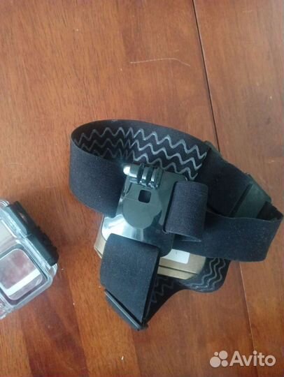 Аквабокс GoPro 5,6,7 bleck, держатель на голову