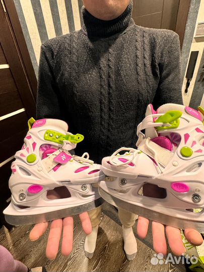 Коньки детские nordway 27-30