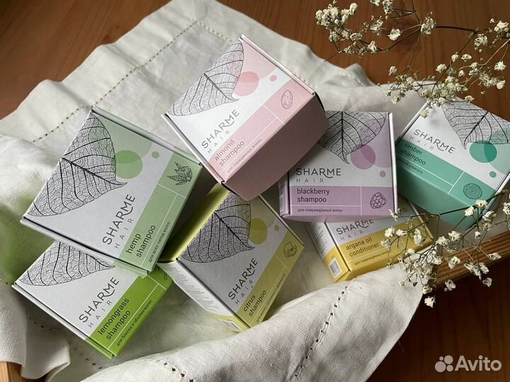 Твёрдый шампунь и кондиционер
