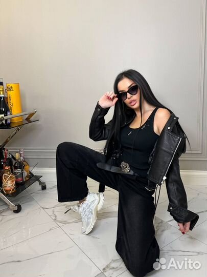 Косуха кожаная от gil sander