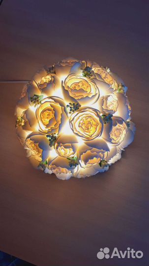 Светильник пиончики